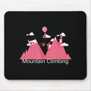 Bergsteigen Mousepad
