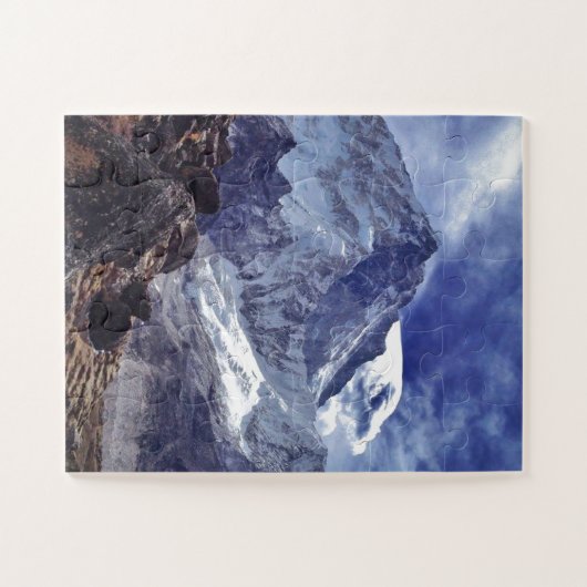 Bergsteigen Nepals Himalaja Indien Puzzle (Horizontal)