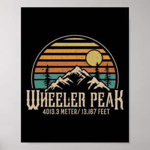 Bergsteigen New Mexico Wandern Berg Wheeler Peak  Poster