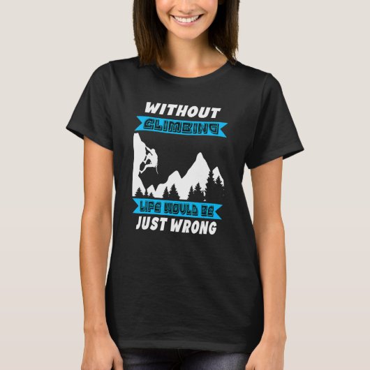 Bergsteigen ohne Felsen Klettersteig Vater Wandern T-Shirt (Vorderseite)
