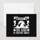 Bergsteigen - Schönheit ist die Tür Postkarte (Vorne/Hinten)