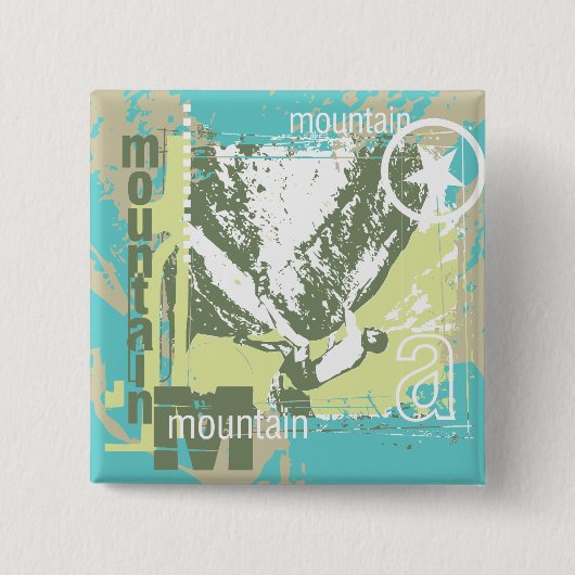 Bergsteigen-T-Shirts und Geschenke Button (Vorderseite)