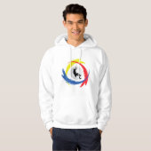 Bergsteigen-Tricolor Emblem Hoodie (Vorne ganz)