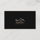 Bergsteigen Visitenkarte (Vorderseite)