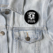 Bergsteigen Wandern und Camping, ich wandere gern Button (Beispiel)
