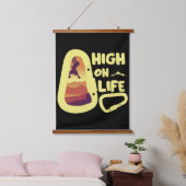 Bergsteigen Wandteppich Mit Holzrahmen (Schlafzimmer)