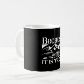 Bergsteigen - weil es dort ist kaffeetasse (Vorderseite Links)