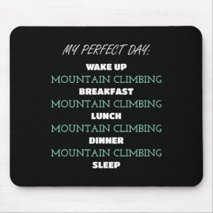 Bergsteiger-Abenteuer Outdoor-Enthusiast Mousepad