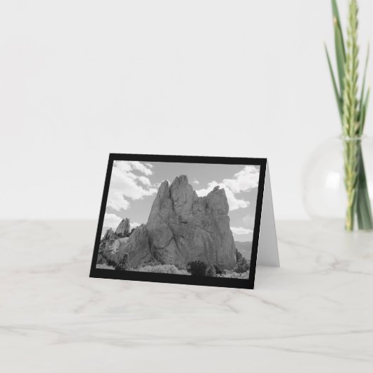 Bergsteiger-Anmerkungs-Karte (freier Raum) Karte (Vorderseite)