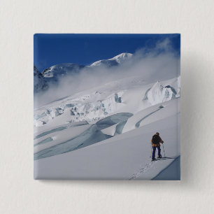 Bergsteiger auf dem Tasman-Gletscher in Mount Button