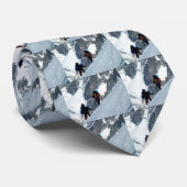 Bergsteiger auf Mont Blanc Krawatte (Gerollt)