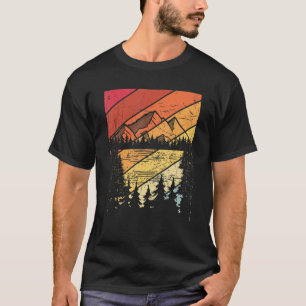 Bergsteiger Berg Retro Vintage Wanderer Wandern Ca T-Shirt