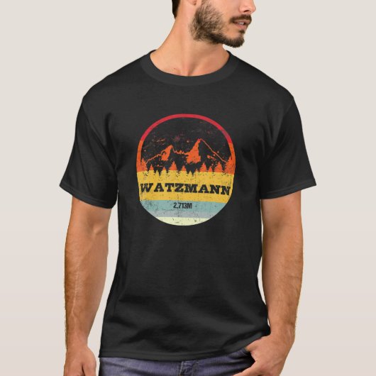 Bergsteiger Bergsteiger WATZMANN 2713M Mountain T-Shirt (Vorderseite)