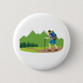 Bergsteiger Button (Vorderseite)