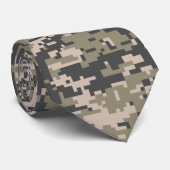 Bergsteiger-Digital-Camouflage-Muster Krawatte (Gerollt)