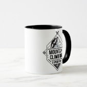 Bergsteiger-Expeditions-Abenteuer-Design Tasse (VorderseiteRechts)