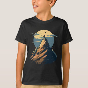 Bergsteiger-Gipfel-Design - Klettern und Wandern T-Shirt