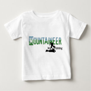 Bergsteiger im Training Baby T-shirt