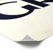 Bergsteiger in Grindelwald, Schweiz Poster (Ecke)