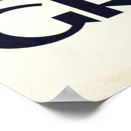 Bergsteiger in Grindelwald, Schweiz Poster (Ecke)