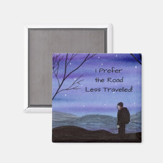 Bergsteiger Magnet (Vorderseite/Rückseite)