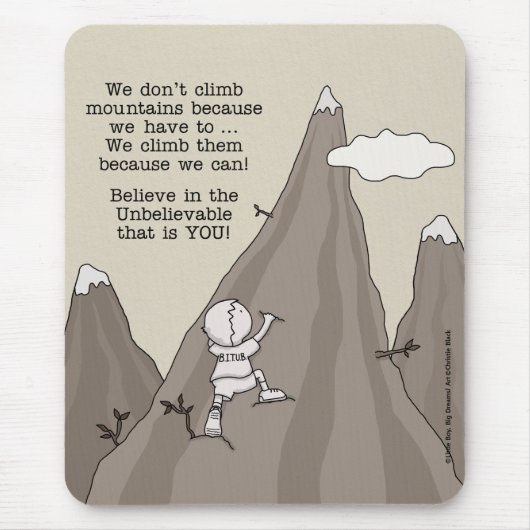 Bergsteiger Mousepad (Vorne)