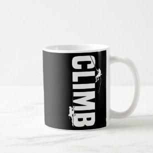 Bergsteiger Outdoor Klettern Bouldering  Kaffeetasse