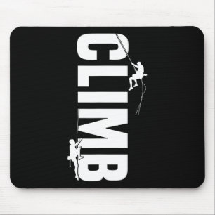 Bergsteiger Outdoor-Klettern Bouldering Mousepad