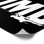 Bergsteiger Outdoor-Klettern Bouldering Poster (Ecke)