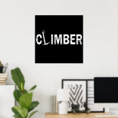 Bergsteiger Poster (Heimbüro)