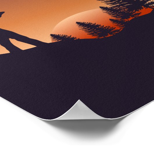 Bergsteiger Poster (Ecke)