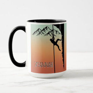 Bergsteiger Rock Climbing Custom  Tasse