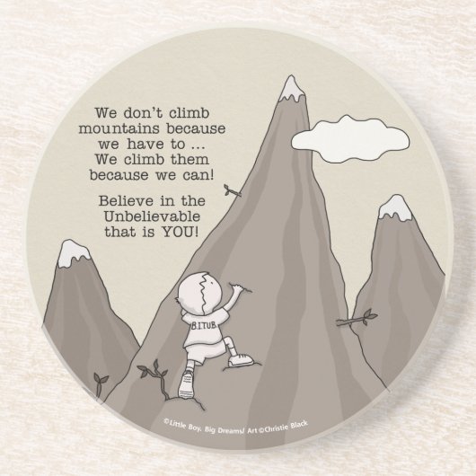 Bergsteiger Untersetzer (Vorne)