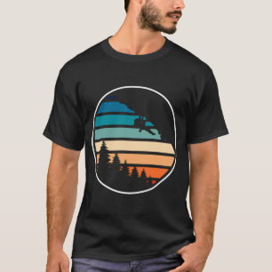 Bergsteiger Vintage-Bekleidung Camping-Liebhaber B T-Shirt