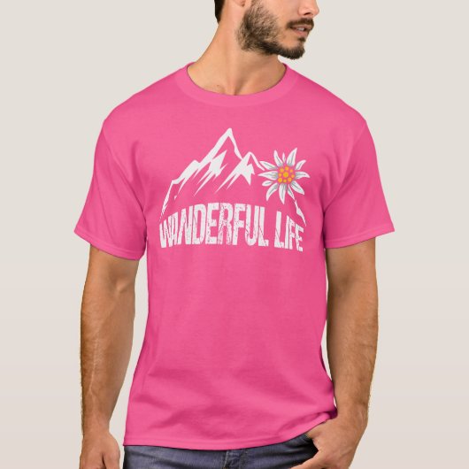 Bergsteiger Wandern Bergsteiger Wandern T-Shirt (Vorderseite)