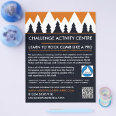 Bergsteiger, Wandern und Klettern, Abenteuer Flyer (Einzeln)