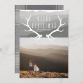 Bergsteiger | Weihnachts-Foto Feiertagskarte (Vorne/Hinten)