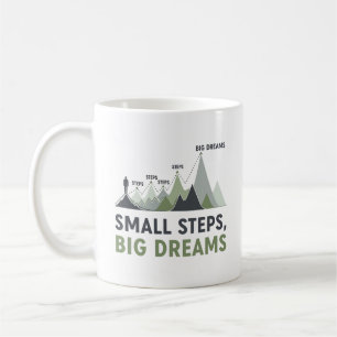 Bergsteiger Ziel Fortschritt Inspirierend Kaffeetasse