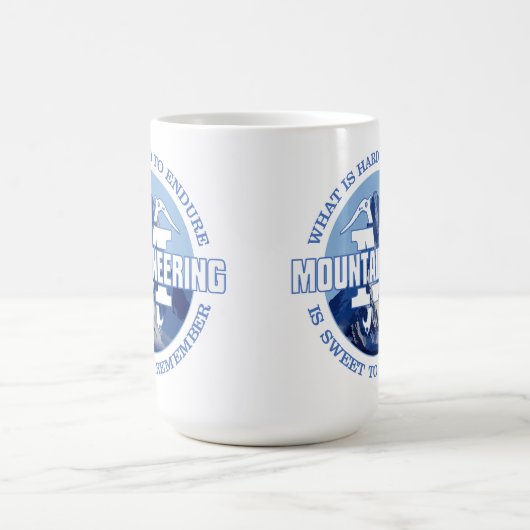 Bergsteigerei (Endure) Kaffeetasse (Mittel)