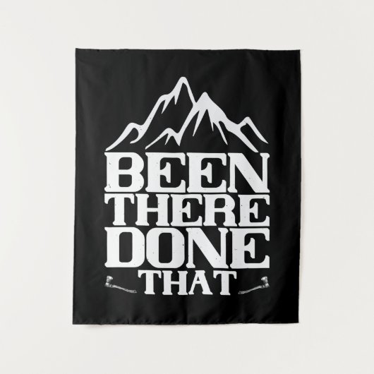 Bergsteigerei - Ist dort gemacht, dass Wandteppich (Vorderseite)
