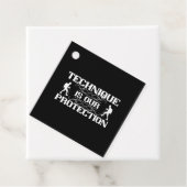 Bergsteigerei - Technik ist Schutz Geschenkanhänger (Beispiel)
