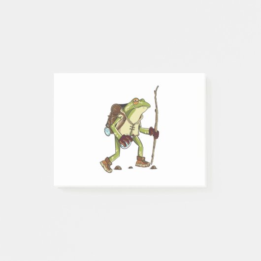 Bergsteigerfrosch Post-it Klebezettel (Vorderseite)