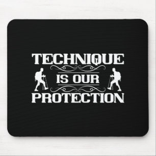 Bergsteigtechnik ist Schutz Mousepad