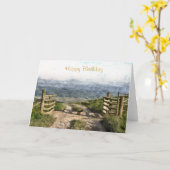 BERGSTRASSE KARTE (Gelbe Blume)