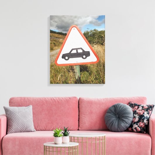 BERGSTRASSE LEINWANDDRUCK (Insitu (Wohnzimmer))