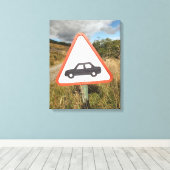 BERGSTRASSE LEINWANDDRUCK (Insitu (Holzboden))