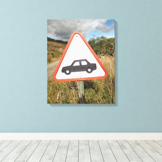 BERGSTRASSE LEINWANDDRUCK (Insitu (Holzboden))