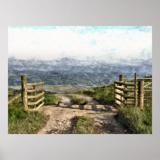 BERGSTRASSE POSTER (Vorne)