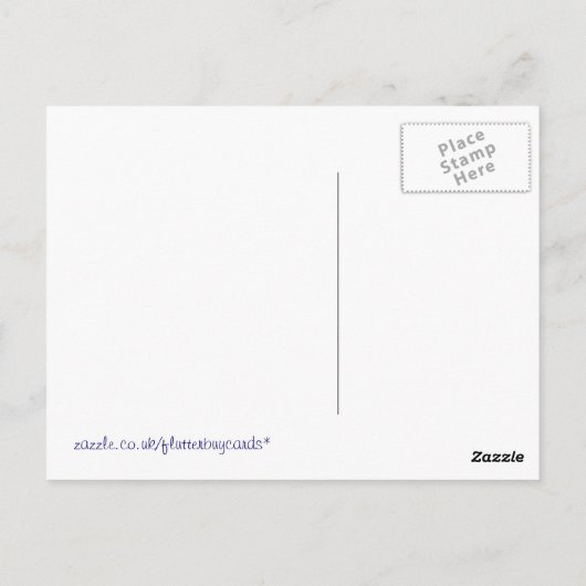 BERGSTRASSE POSTKARTE (Rückseite)