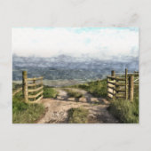 BERGSTRASSE POSTKARTE (Vorderseite)